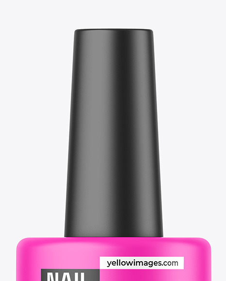 Matte Nail Polish Mockup