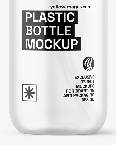 Frosted Cosmetic Bottle with Pump Mockup