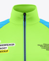 Women's Windbreaker Jacket Mockup - Front View