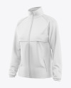 Women's Windbreaker Jacket Mockup - Half Side View