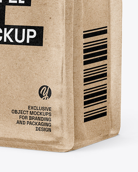 Kraft Coffee Bag Mockup