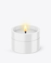 Glossy Candle Mockup