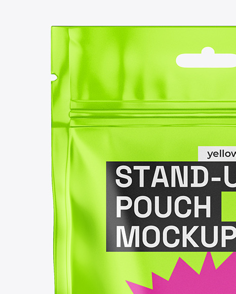 Metallized Stand Up Pouch Mockup