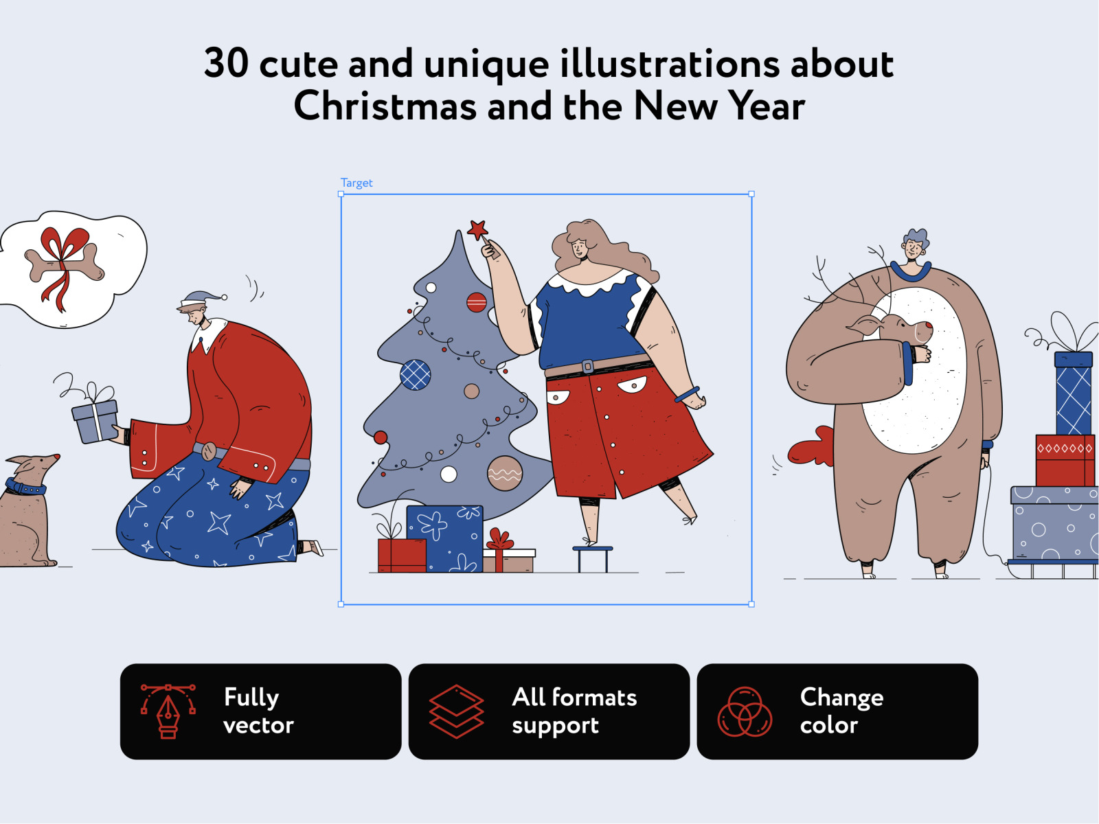 Tuchny Christmas Illustrations Tuchny Christmas Illustrations