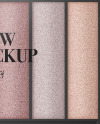 Metallized Eyeshadow Palette Mockup