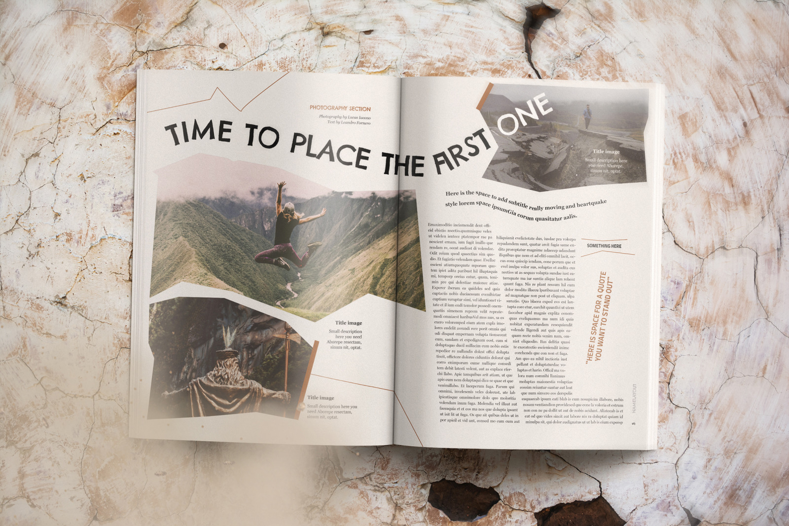 Earthquake Indesign Template Earthquake Indesign Template