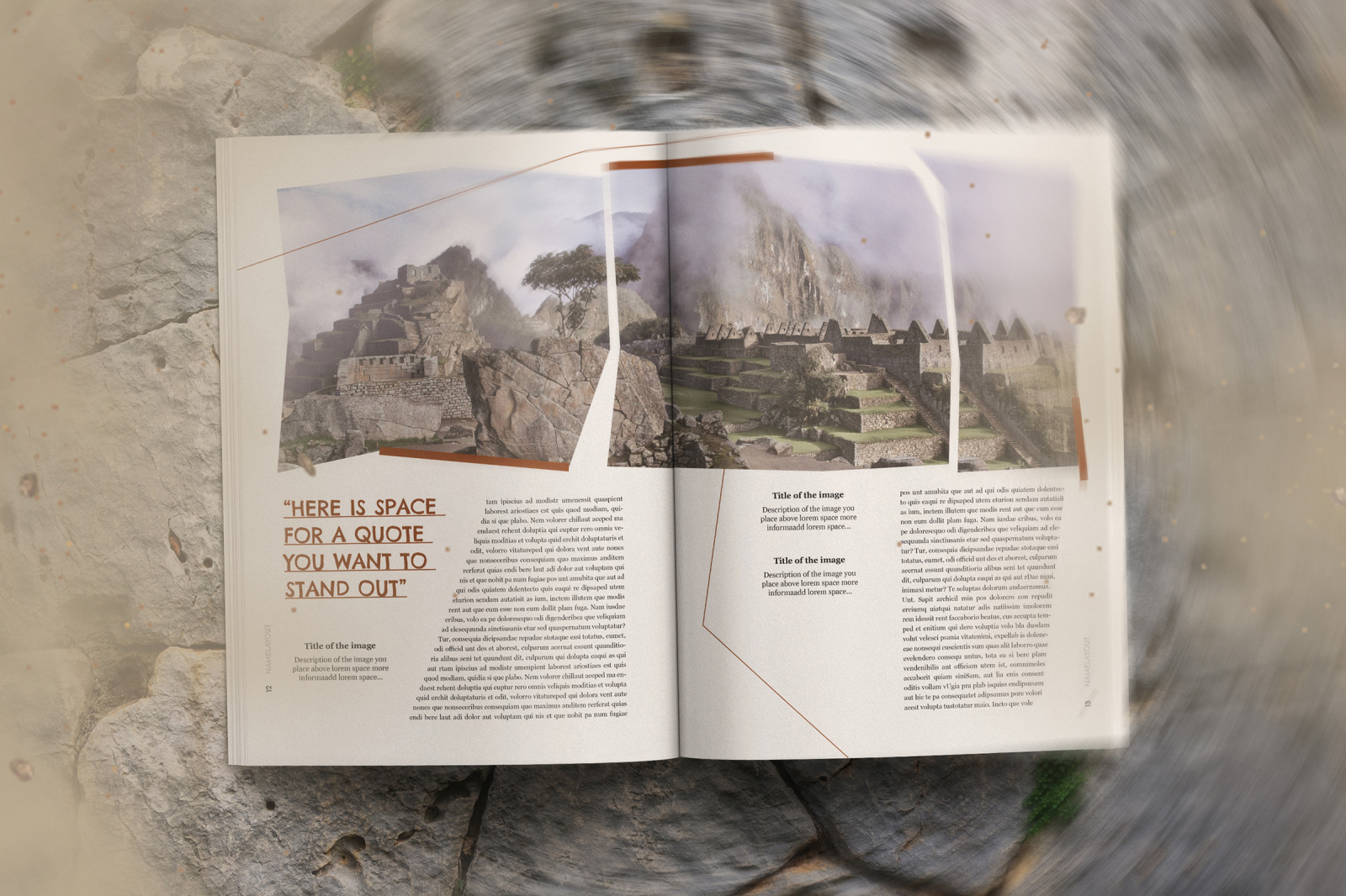 Earthquake Indesign Template Earthquake Indesign Template