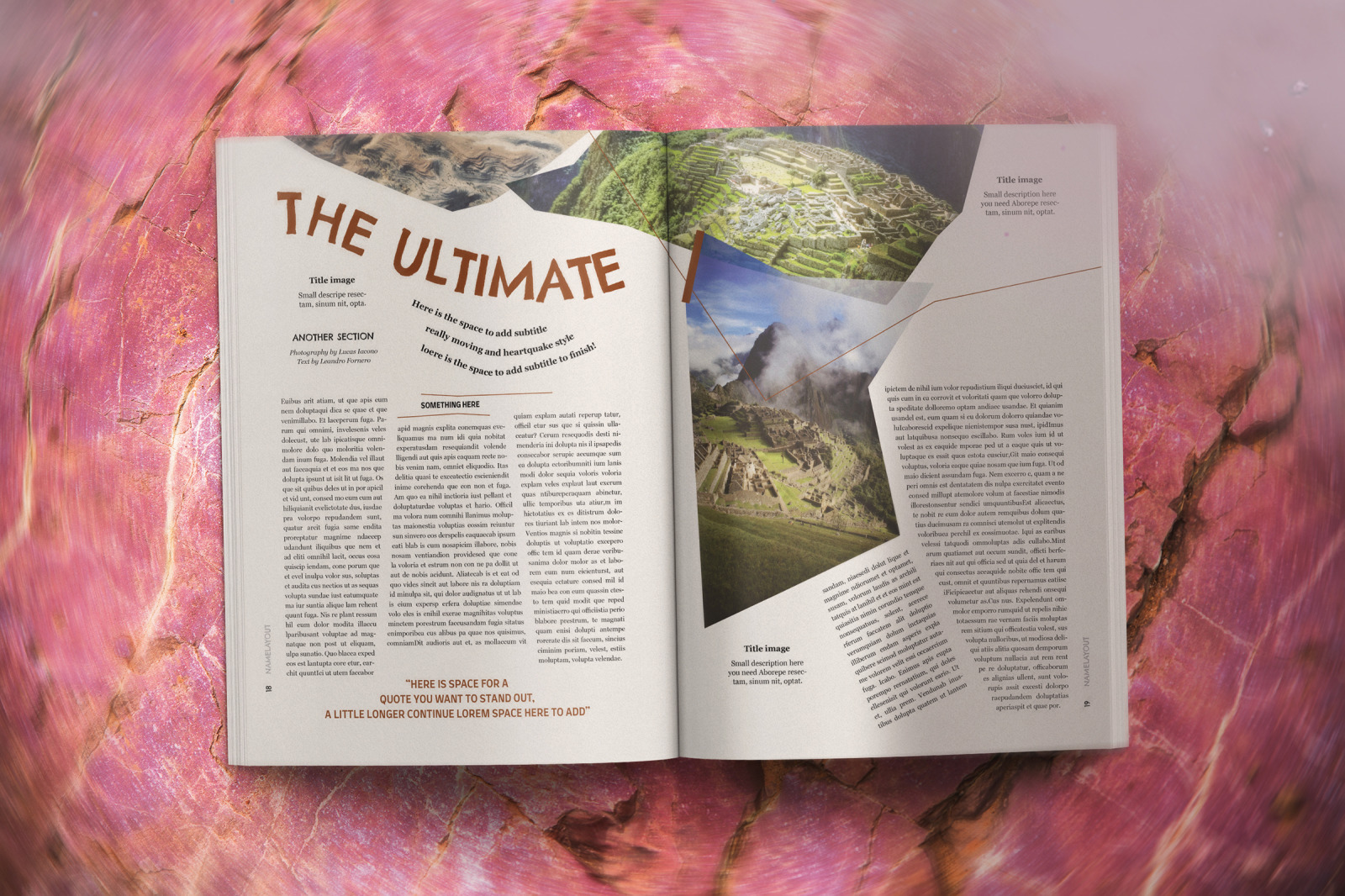 Earthquake Indesign Template Earthquake Indesign Template