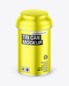 Tea Tin Can Mockup