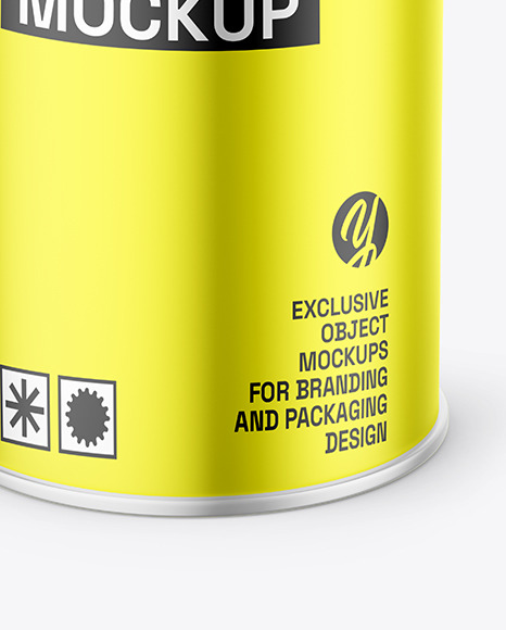 Tea Tin Can Mockup