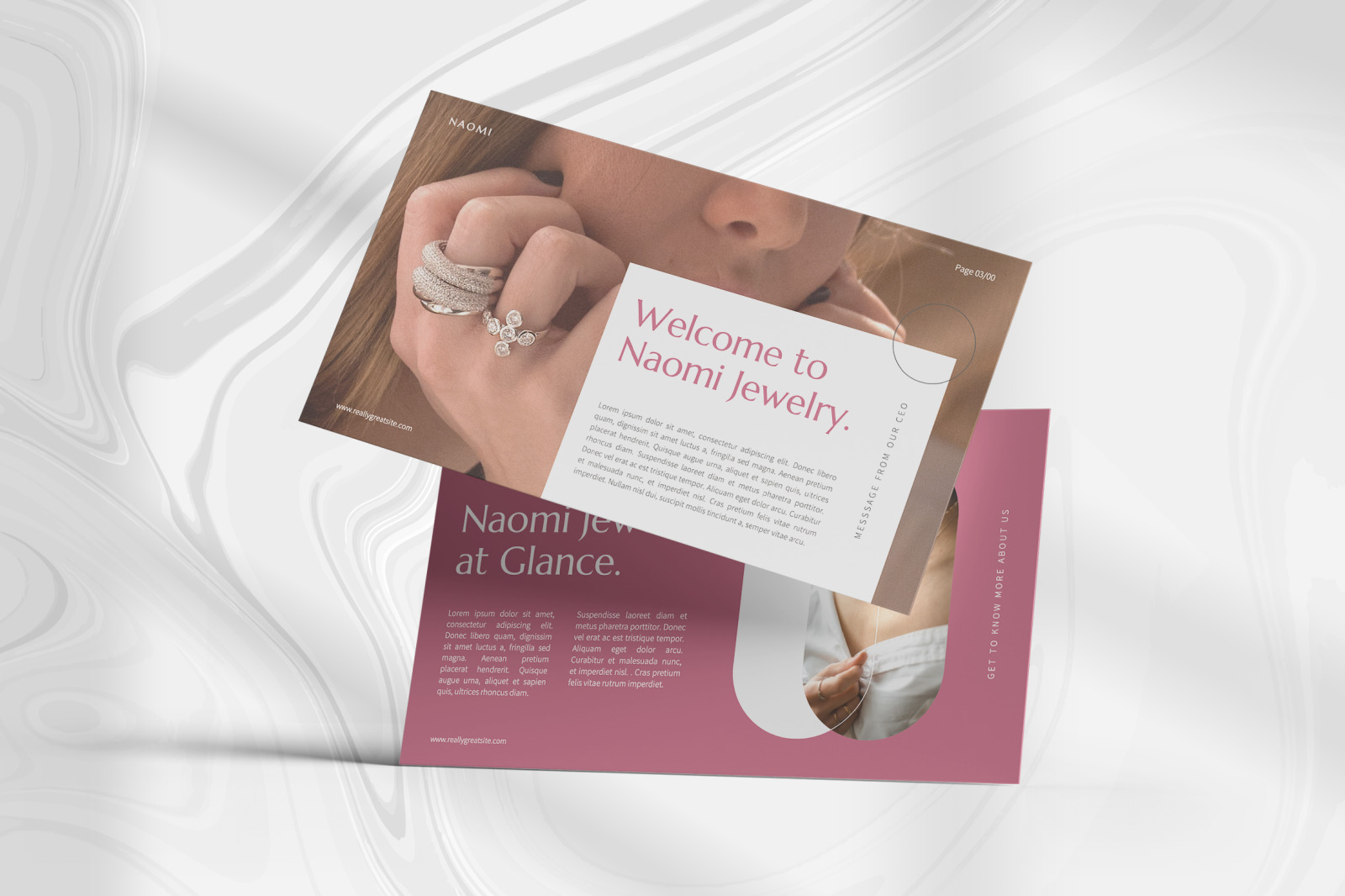Naomi – soft pink elegant minimalist brand guidelines presentation Naomi – soft pink elegant minimalist brand guidelines presentation