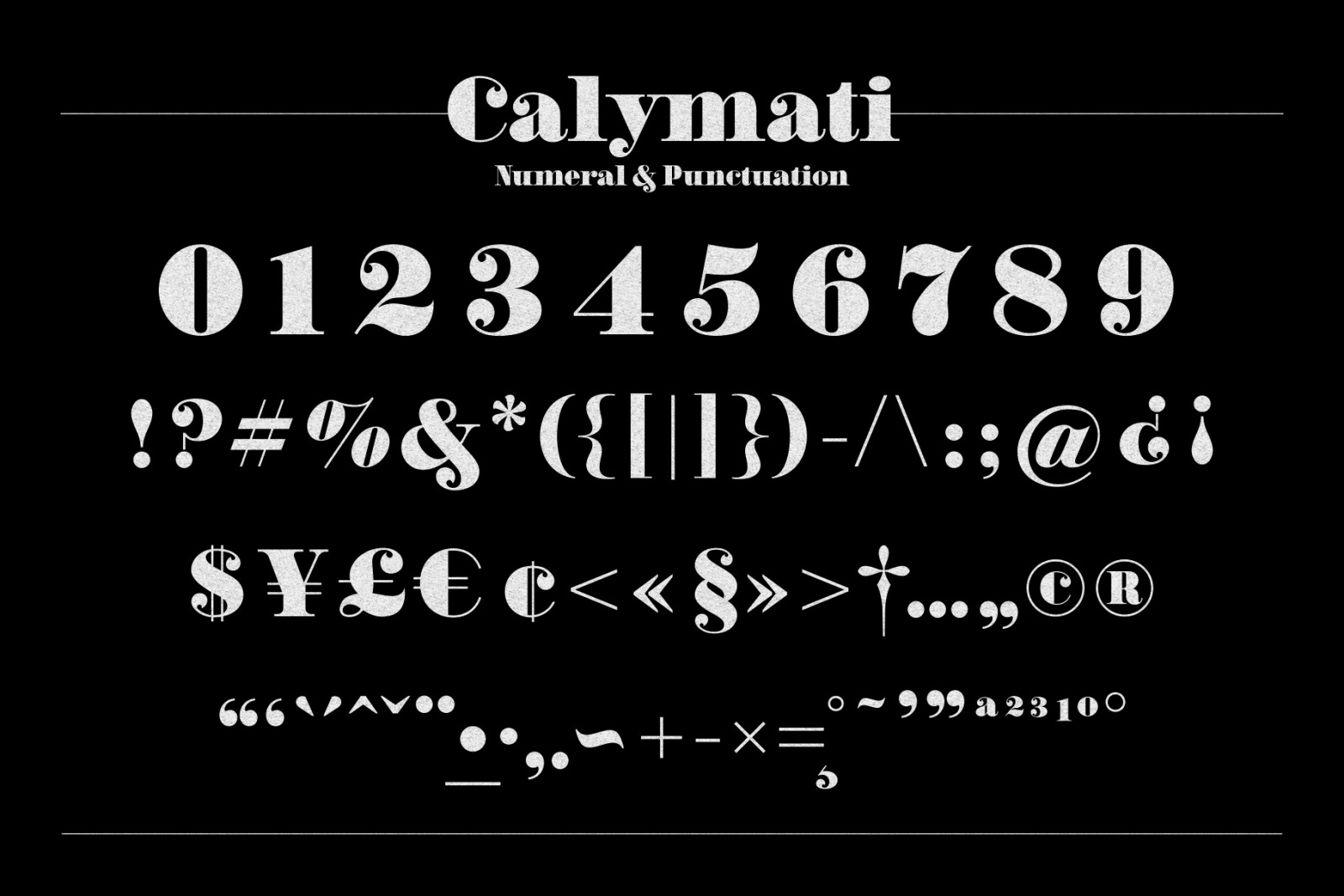 Calymati Font Calymati Font