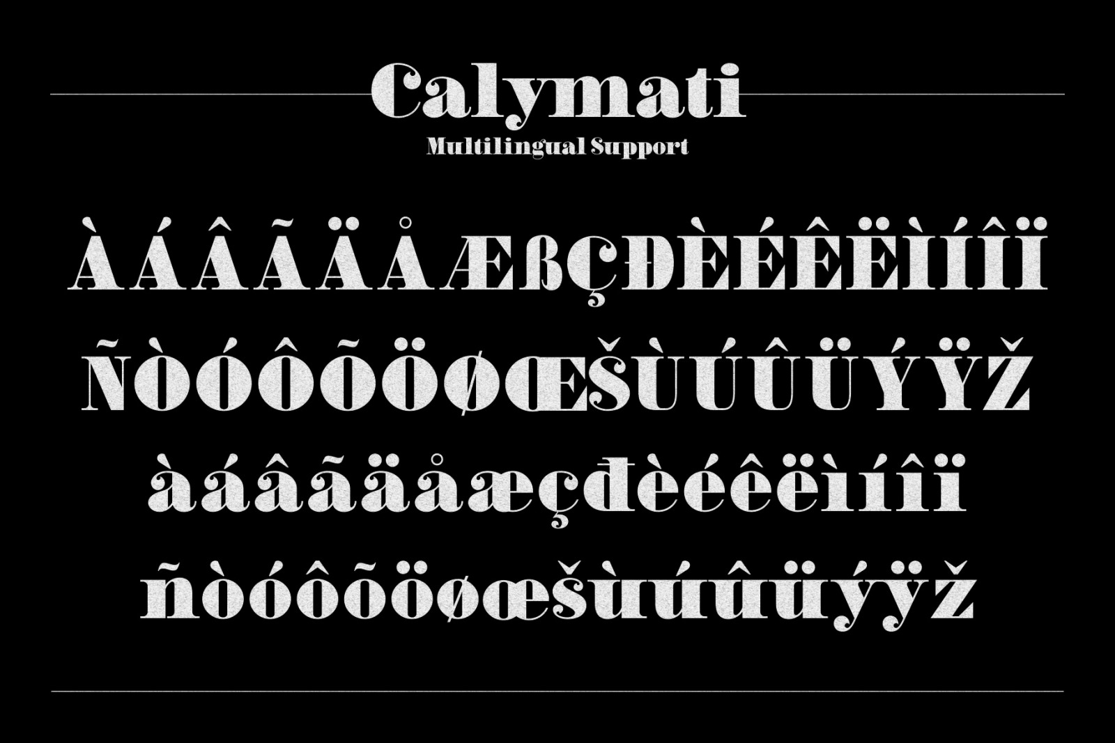 Calymati Font Calymati Font