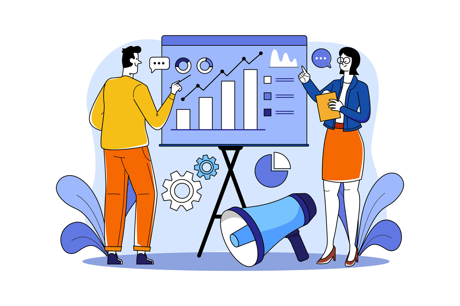 M675_Digital Marketing Illustration Pack_Part 01 M675_Digital Marketing Illustration Pack_Part 01