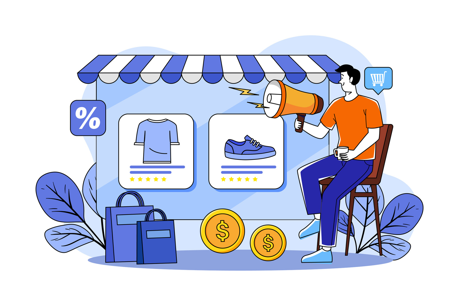 M675_Digital Marketing Illustration Pack_Part 02 M675_Digital Marketing Illustration Pack_Part 02