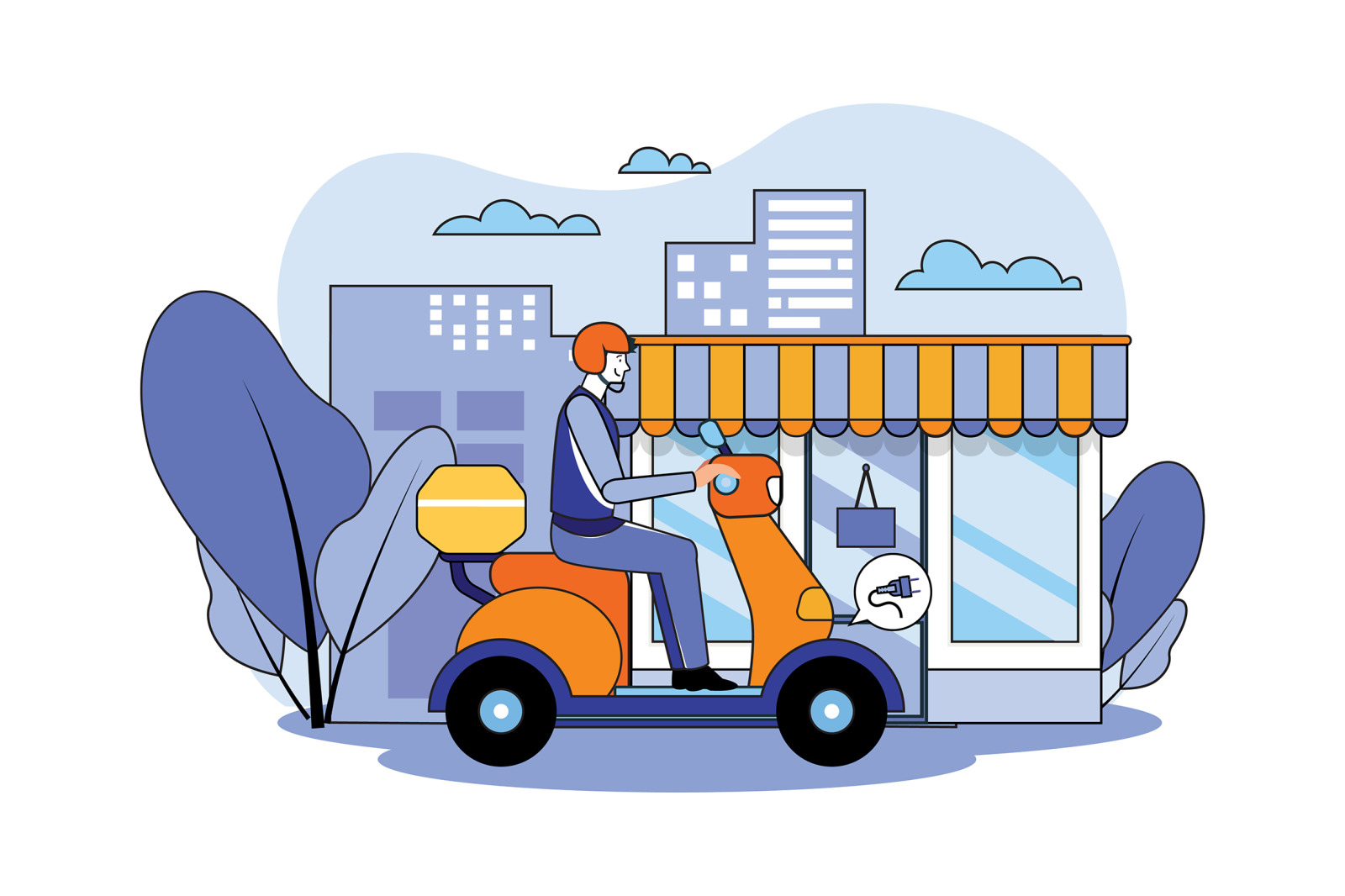 M676_Online Shopping Illustration Pack_Part 02 M676_Online Shopping Illustration Pack_Part 02