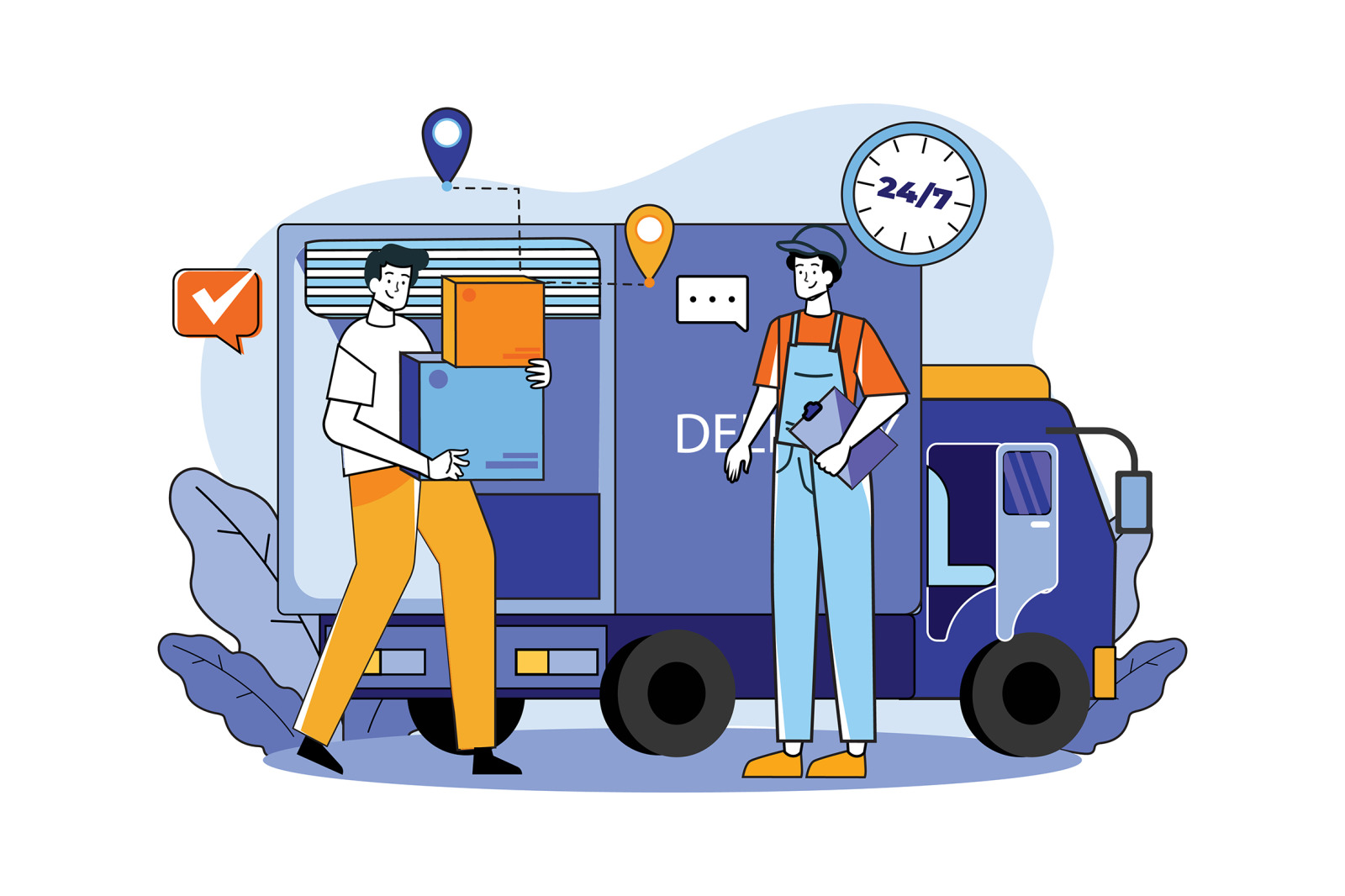 M676_Online Shopping Illustration Pack_Part 02 M676_Online Shopping Illustration Pack_Part 02