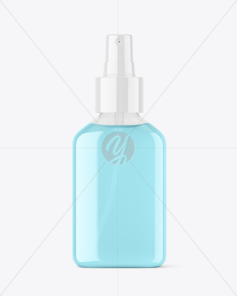 Clear Spray Bottle Mockup