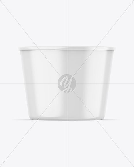 Glossy Plastic Cup Mockup