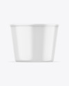 Glossy Plastic Cup Mockup