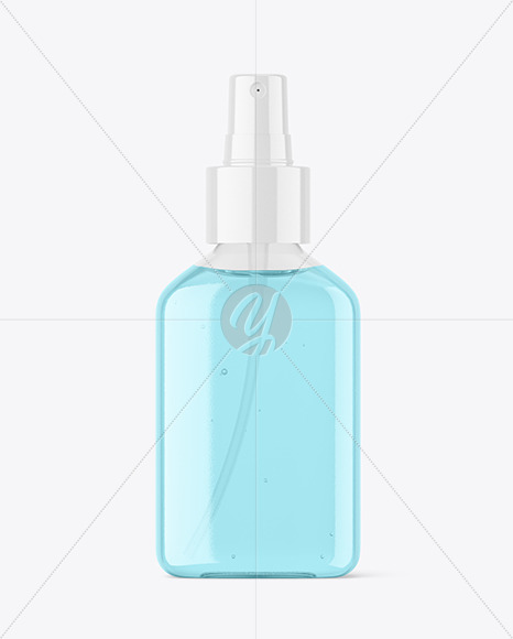 Clear Spray Bottle Mockup