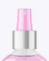 Clear Spray Bottle Mockup