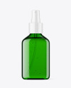 Green Spray Bottle Mockup