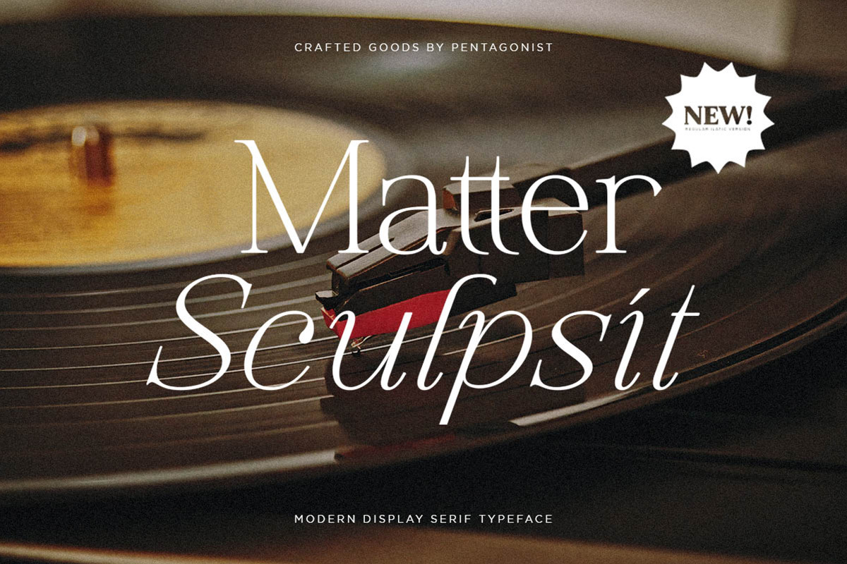 Matter Sculpsit | Modern serif