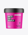 Matte Plastic Cup Mockup