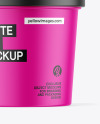 Matte Plastic Cup Mockup