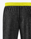 Melange Knitted Shorts Mockup