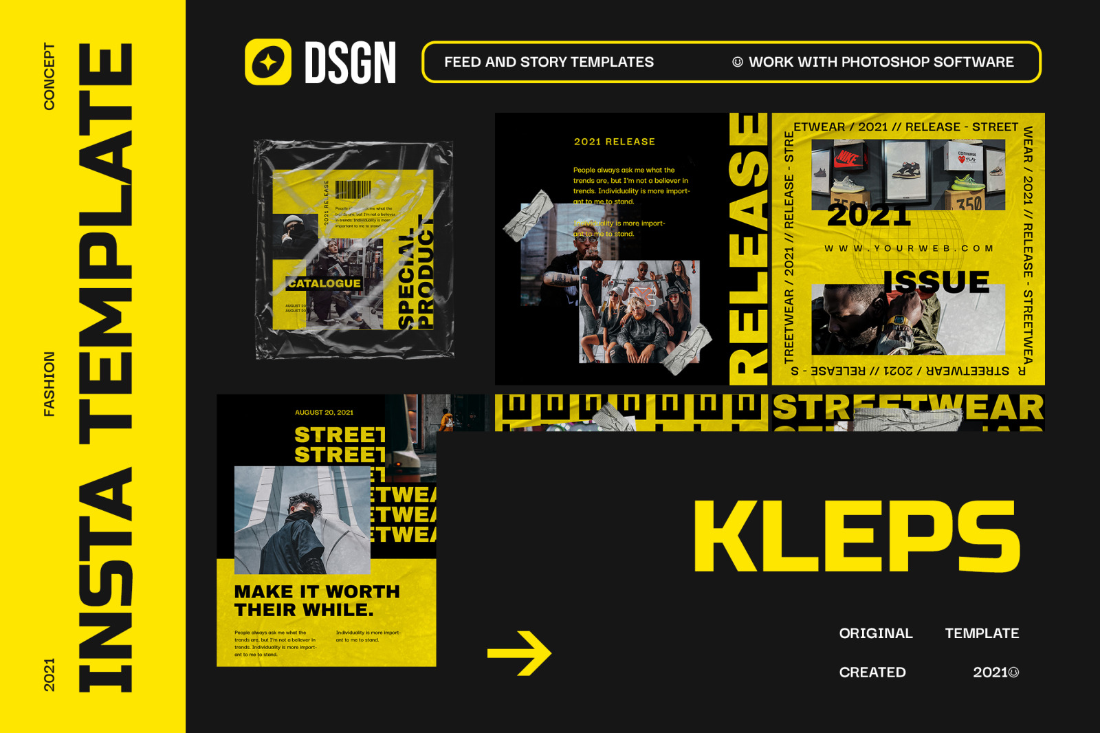 Kleps Urban Instagram Templates