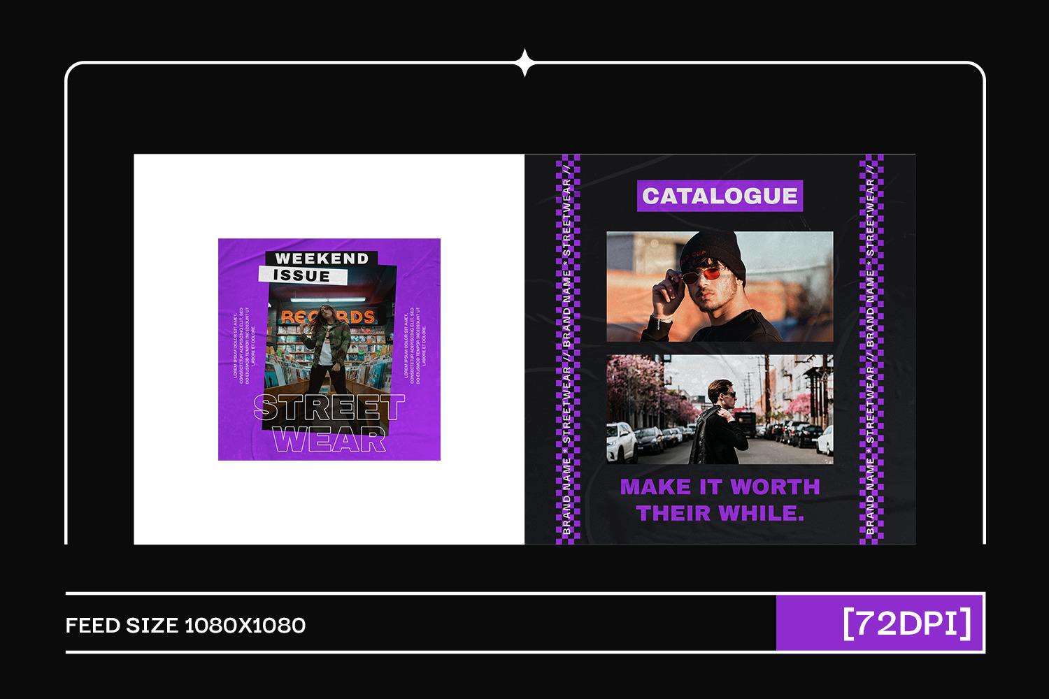 Defernt Urban Instagram Templates Defernt Urban Instagram Templates