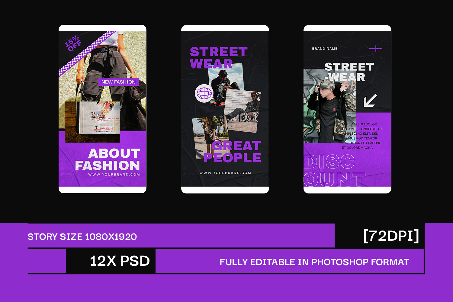 Defernt Urban Instagram Templates