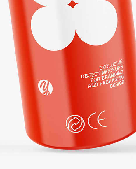 Glossy Bottle Mockup