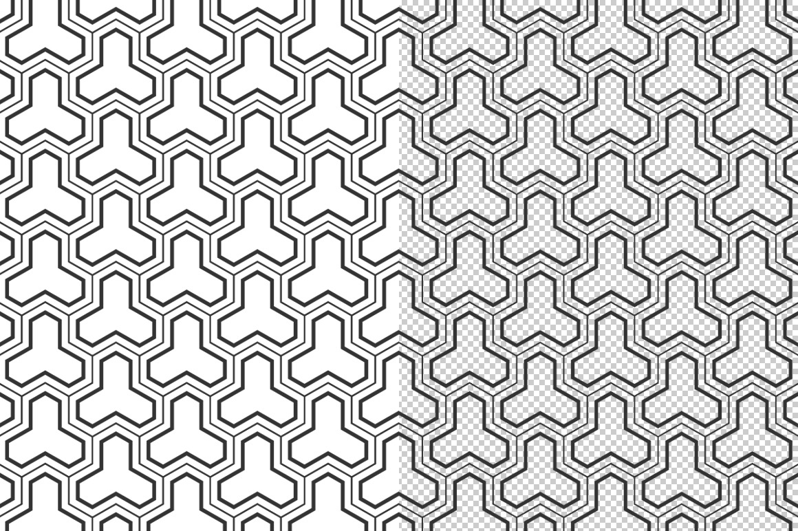 10 seamless geometric vector patterns