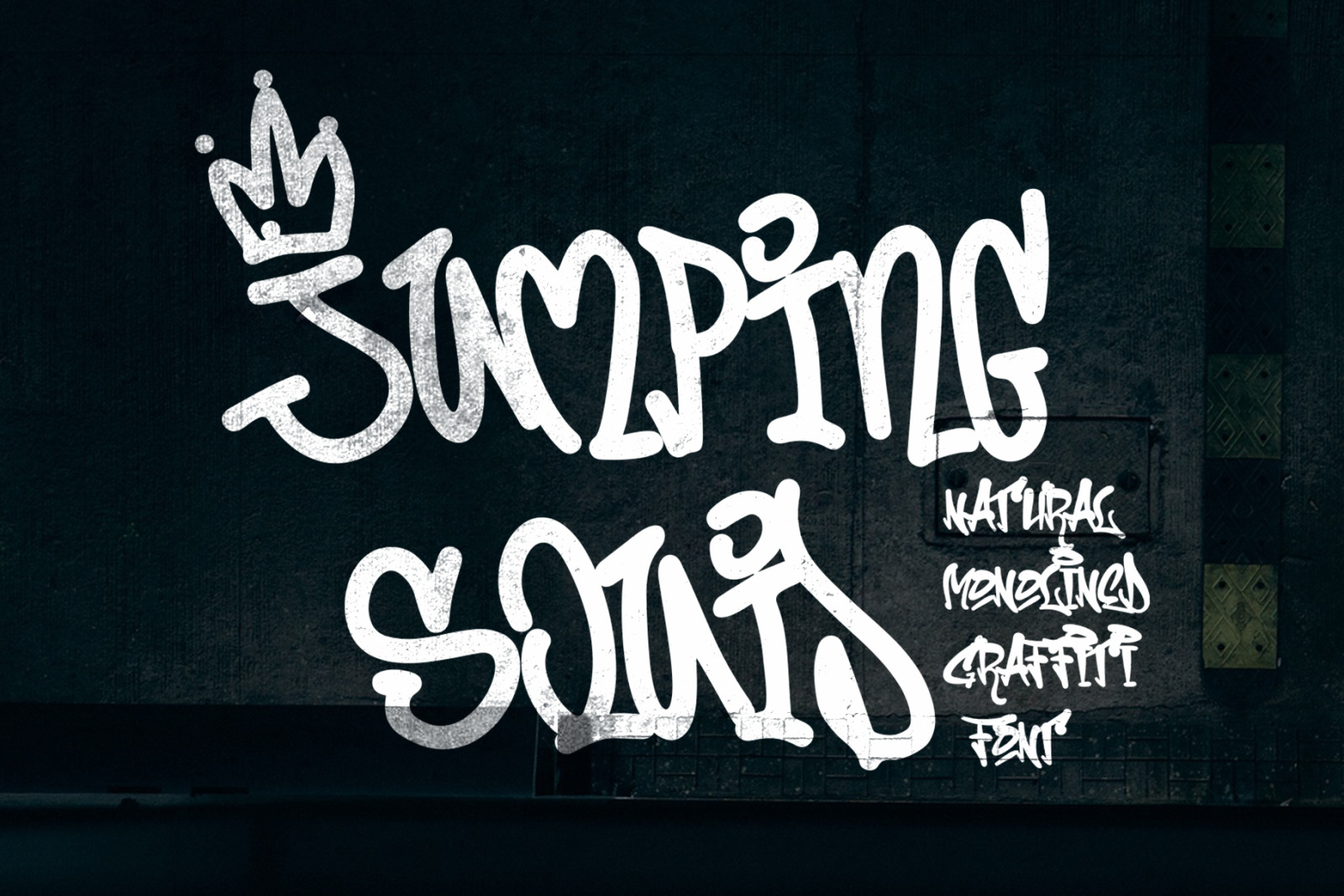 Jumping Squid - Graffiti Monoline Handwritten font