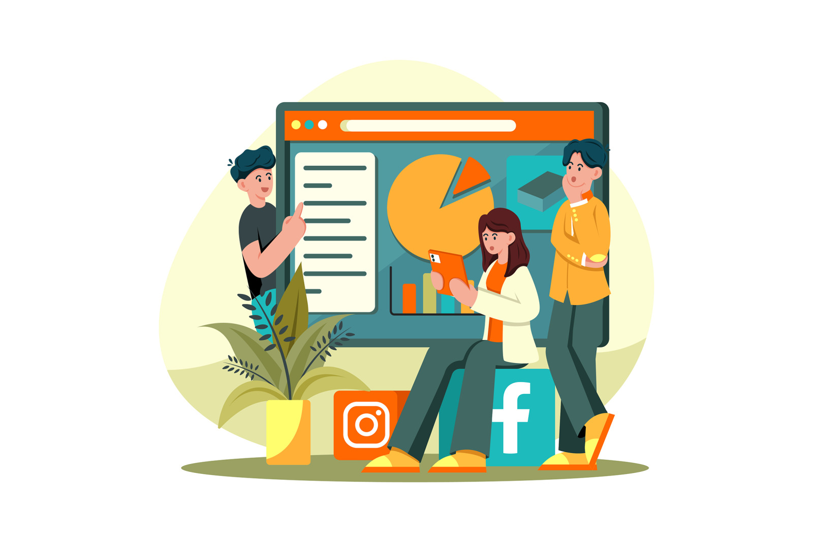 M677_Digital Marketing Illustration Pack M677_Digital Marketing Illustration Pack