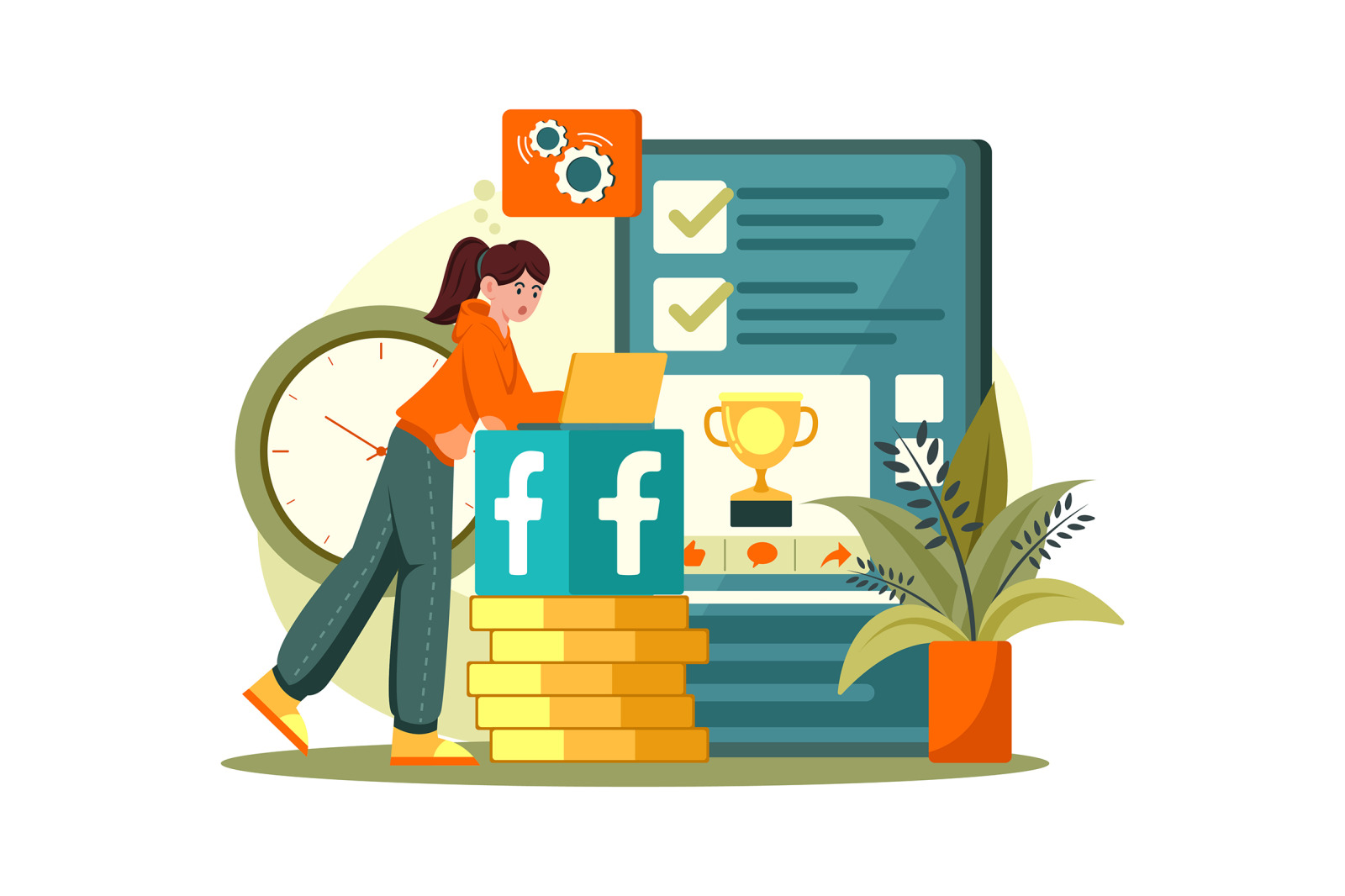 M677_Digital Marketing Illustration Pack M677_Digital Marketing Illustration Pack