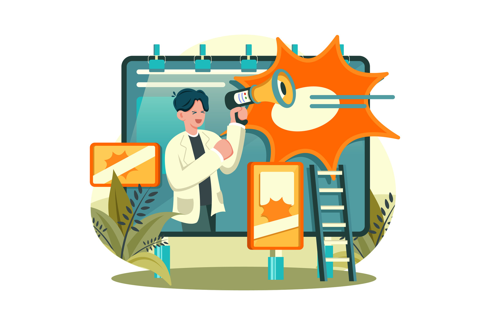 M677_Digital Marketing Illustration Pack M677_Digital Marketing Illustration Pack