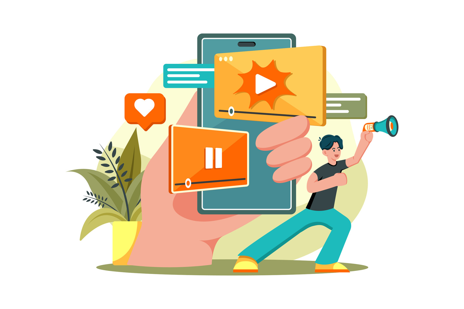M677_Digital Marketing Illustration Pack M677_Digital Marketing Illustration Pack