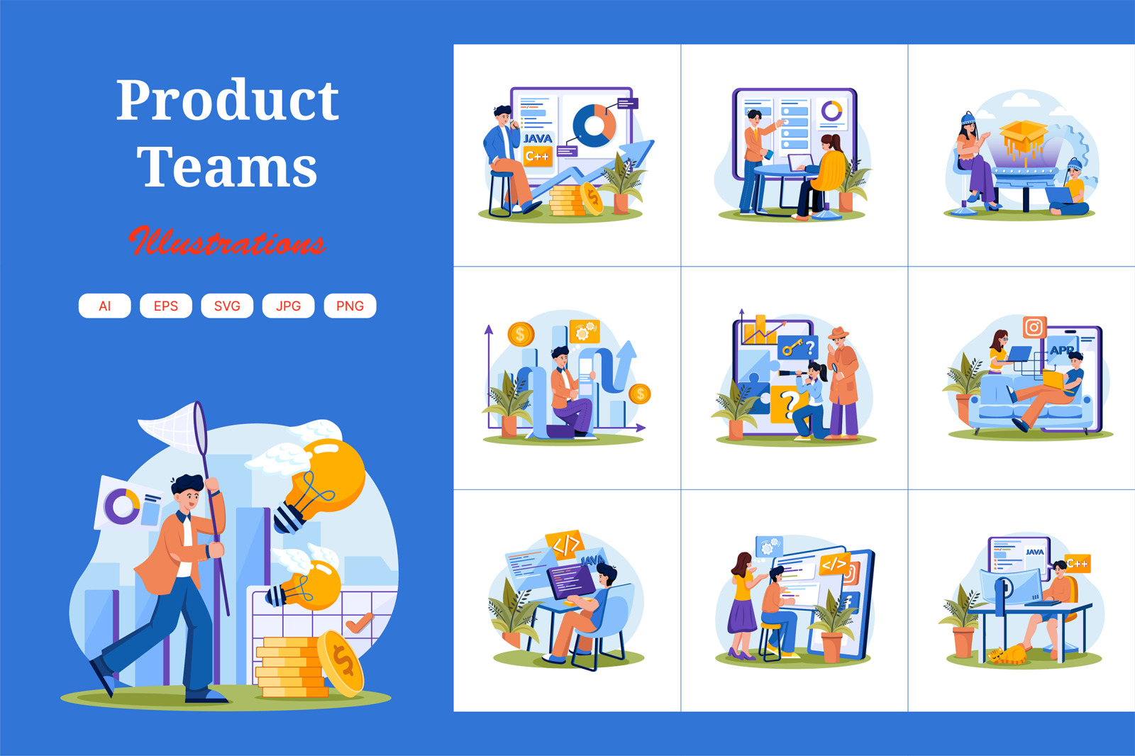 M678_Product Teams Illustration Pack M678_Product Teams Illustration Pack