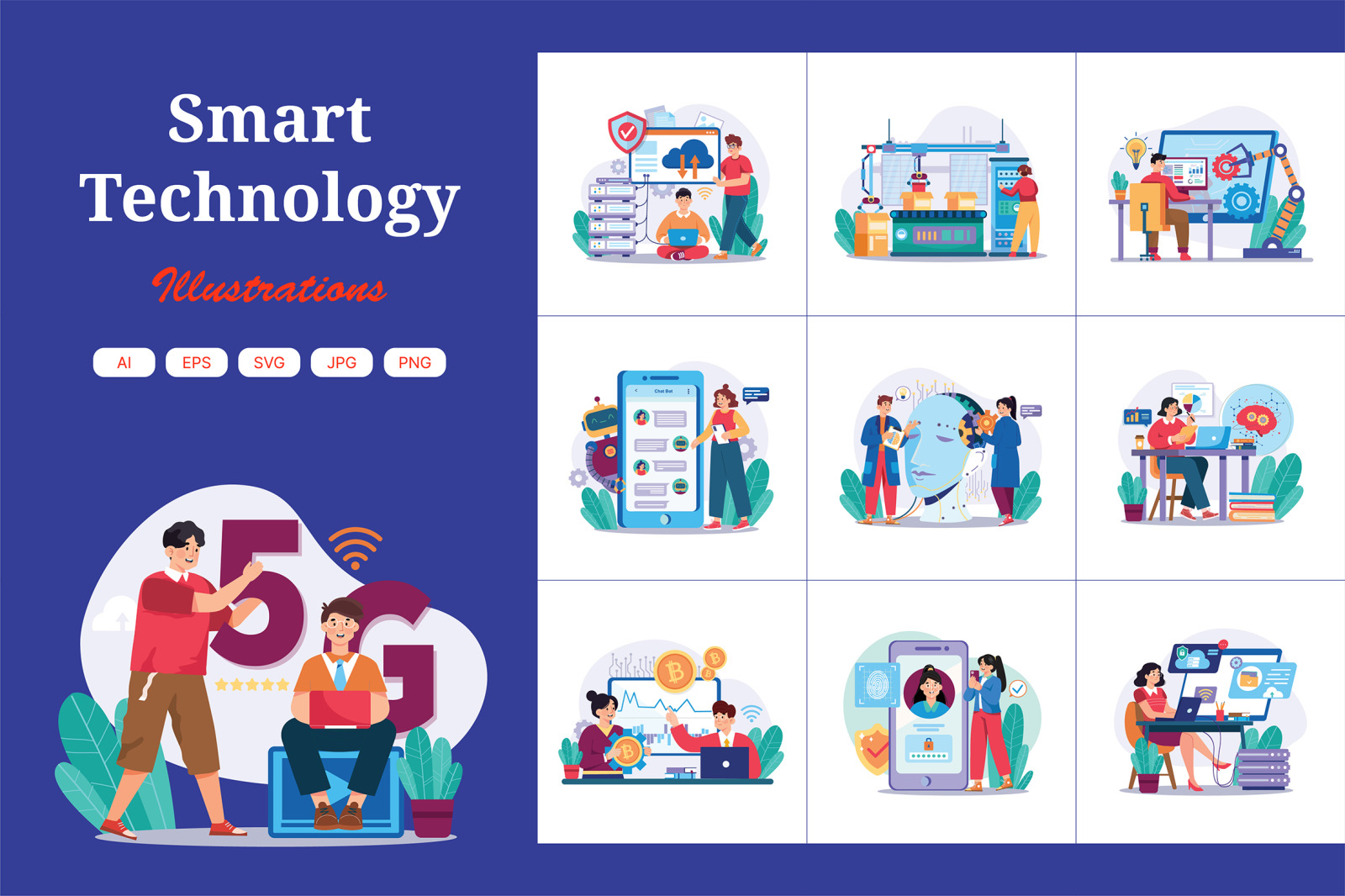 M682_Modern Technology Illustration Pack_Part 01 M682_Modern Technology Illustration Pack_Part 01