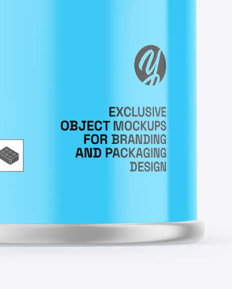 Glossy Olive Oil Can Mockup