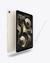 Two iPad Air 5 Starlight