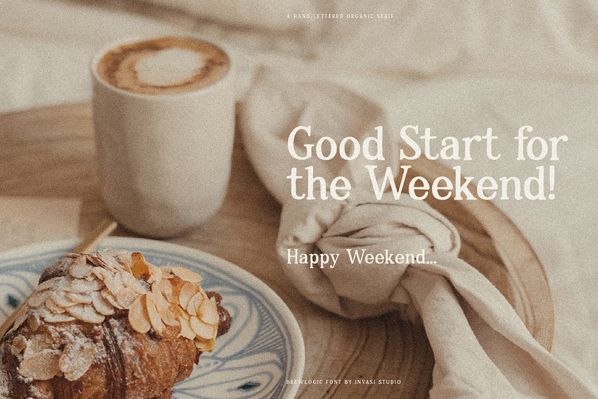Brewlogic - Organic Display Font Brewlogic - Organic Display Font