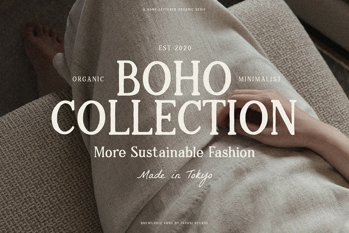Brewlogic - Organic Display Font Brewlogic - Organic Display Font