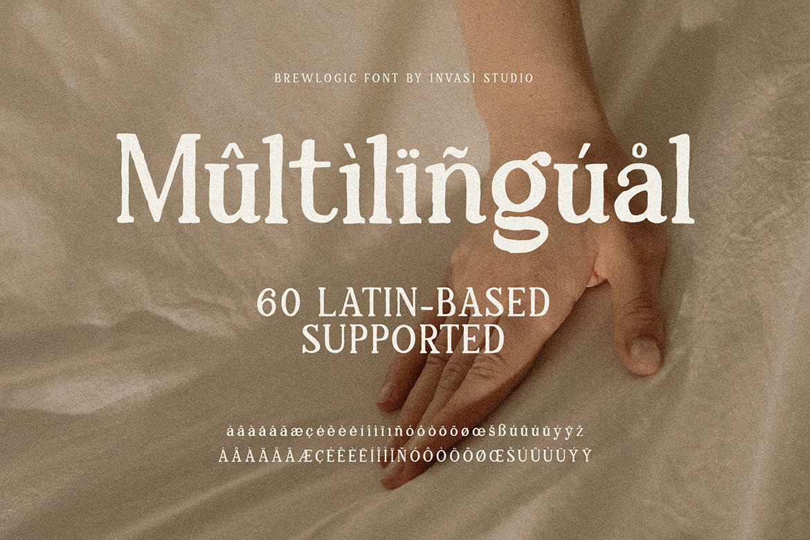 Brewlogic - Organic Display Font Brewlogic - Organic Display Font