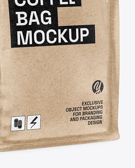 Kraft Coffee Bag Mockup