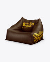 Leather Bean Bag Chair Mockup